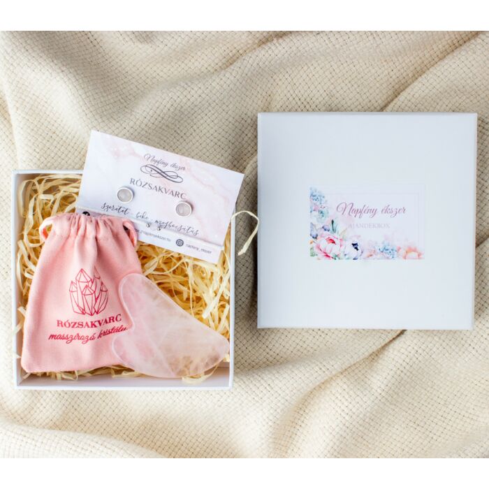 Rózsakvarc relax mini ajándékbox